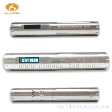 18650 battery tube style mod kangside 20 mod and kangside 30 mod